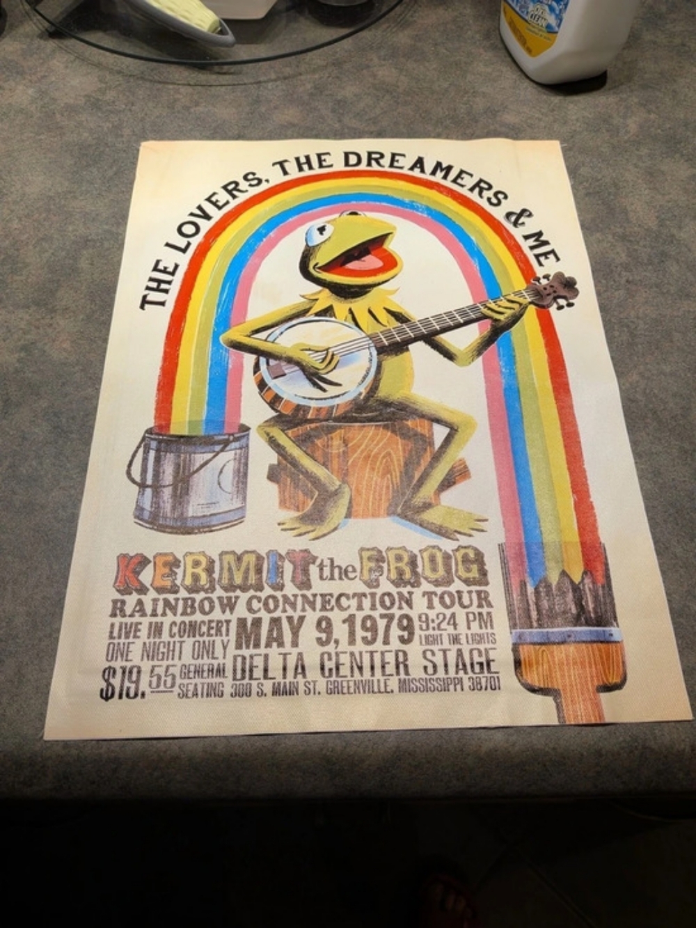 Kermit the Frog Rainbow Connection Tour Poster Unframed